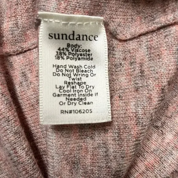 Sundance Sweater Sz M Gracie Isle Cowl Neck Pink Oversized Cozy Cottagecore - Picture 7 of 9